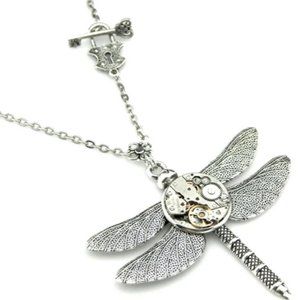 Dragonfly Pendant with toggle clasp